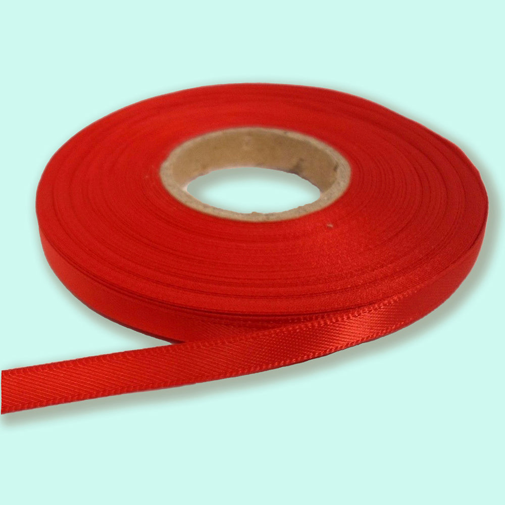 Red Satin Ribbon - 10mm