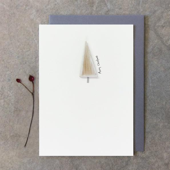 East of India - Snowman & Tree Christmas Card