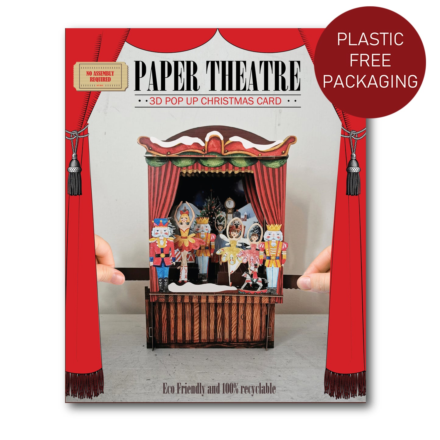3D Pop Up Theatre Card - Nutcracker