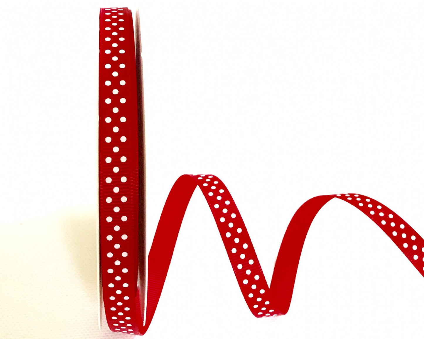 Dotty Red 9mm Christmas Ribbon