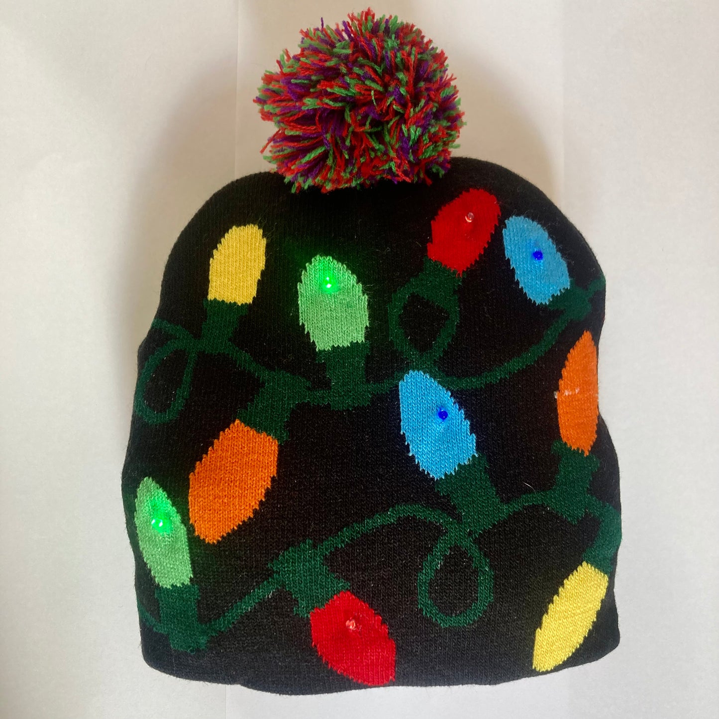 Christmas Bobble Hat - Light Up