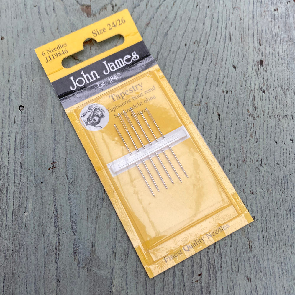 Tapestry needles 24/26 x 6