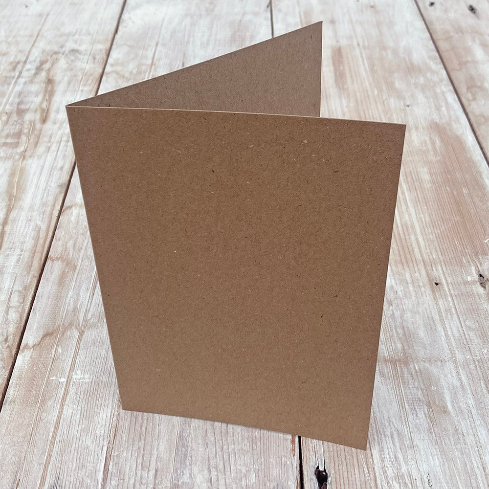 Kraft 7x5in Cards & Envelopes - 10 pack