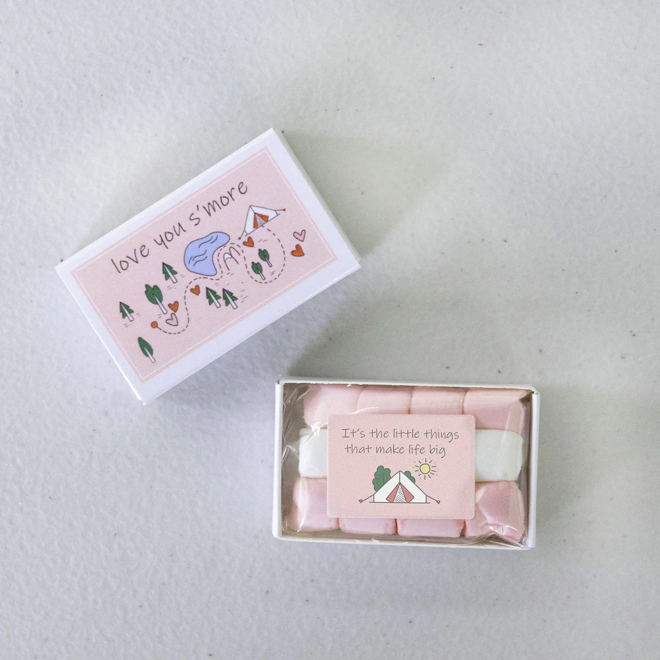 Love You S'More Mini Marshmallow Toasting kit