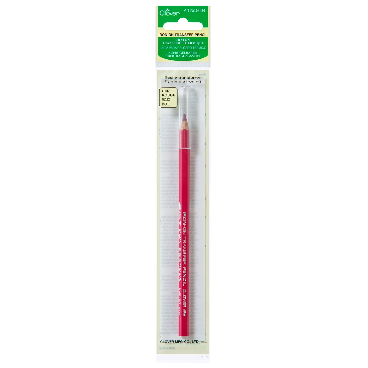 Iron-on transfer pencil - Red