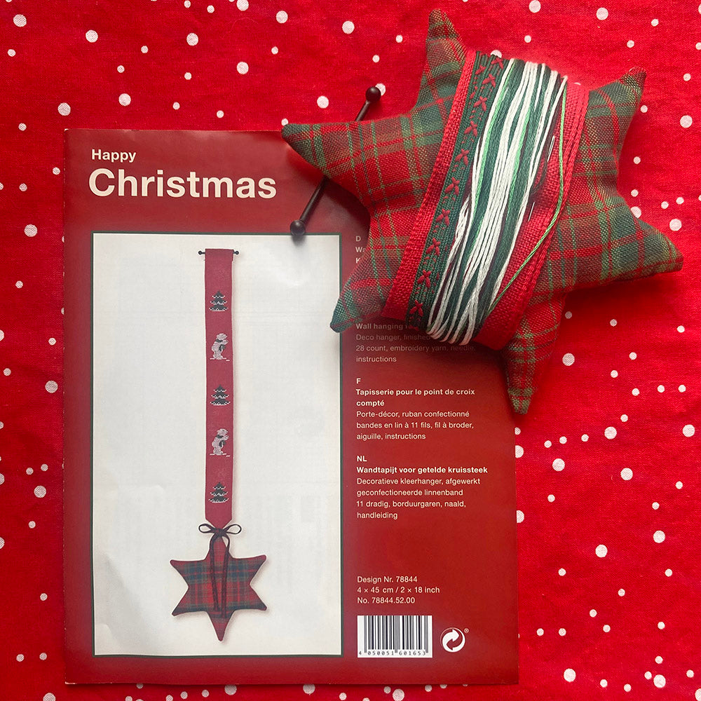 Star Hanger in Cross Stitch - Rico
