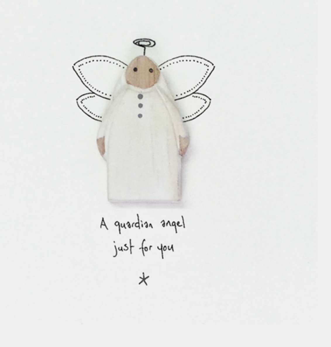 East of India - Guardian Angel Christmas Card