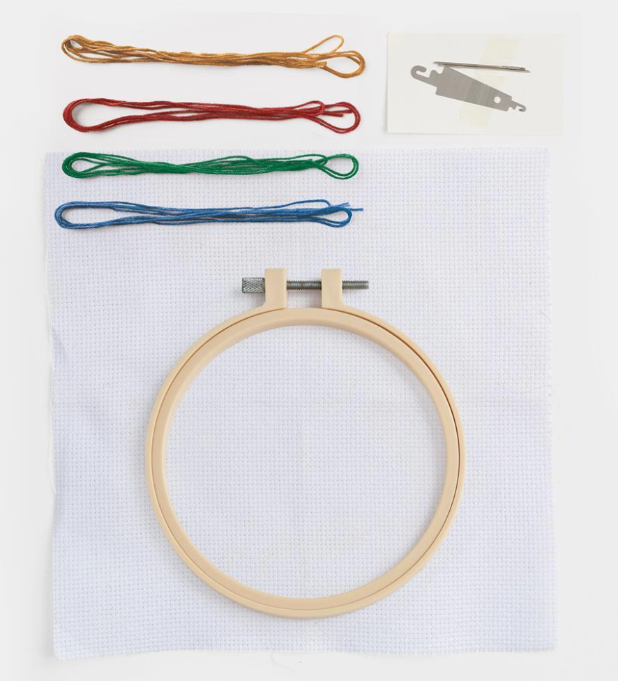 Gingerbread Man Cross Stitch