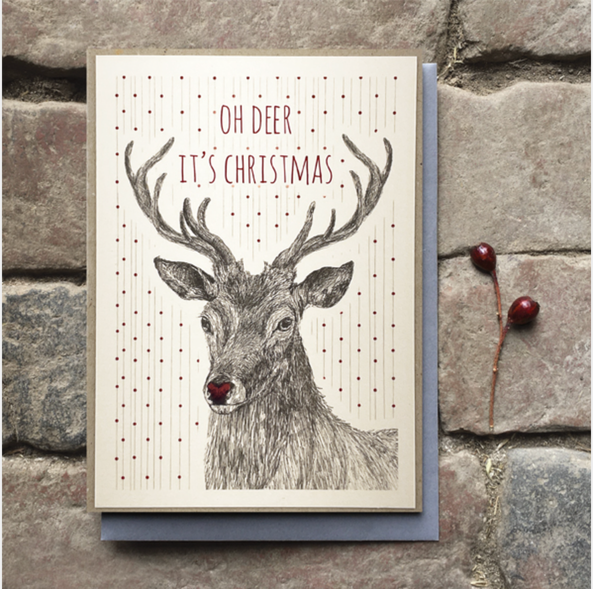 Oh Deer It's Christmas Card