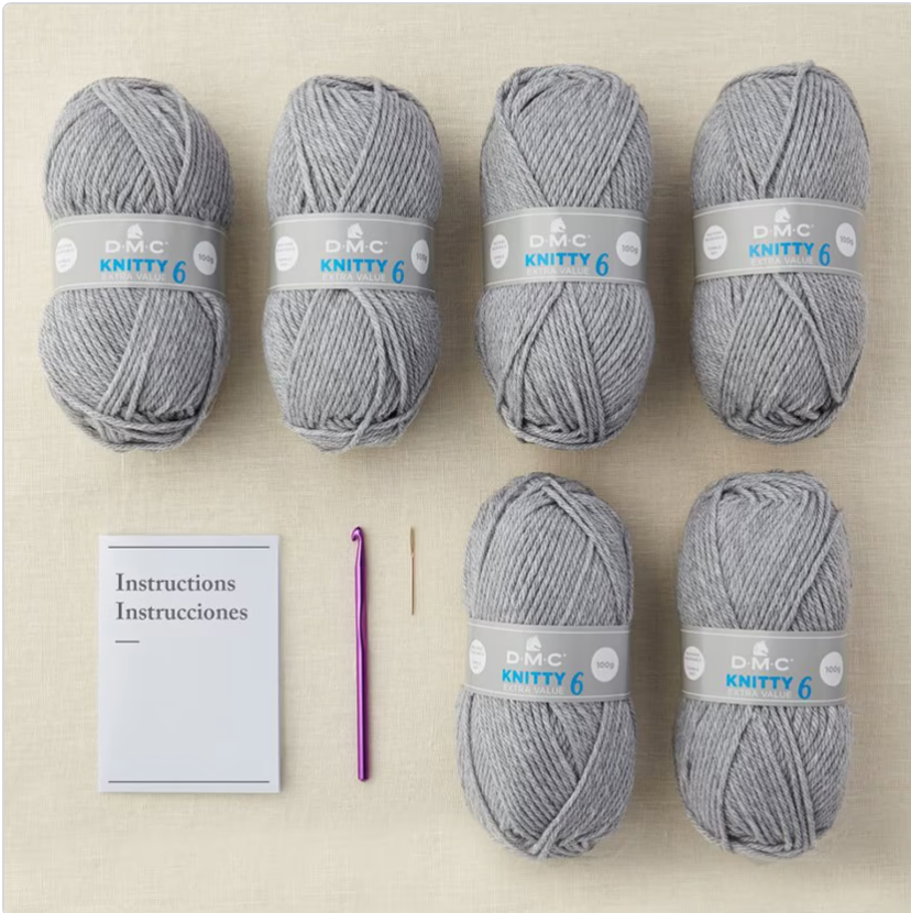 DMC Mindful Making The Comforting Blanket Crochet Kit - 90cm x 90cm