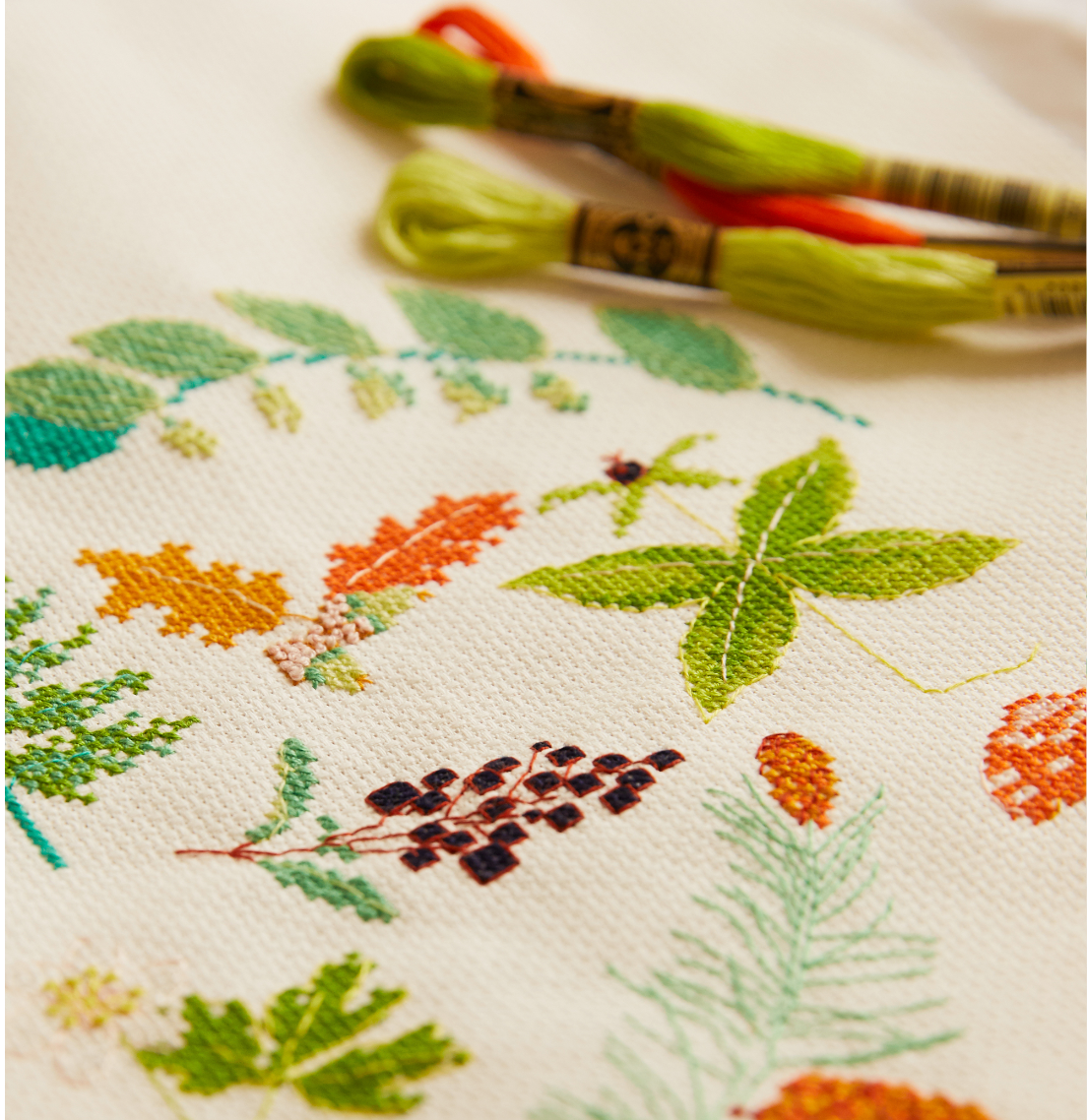 DMC Mindful Making The Woodland Glade Cross Stitch Kit