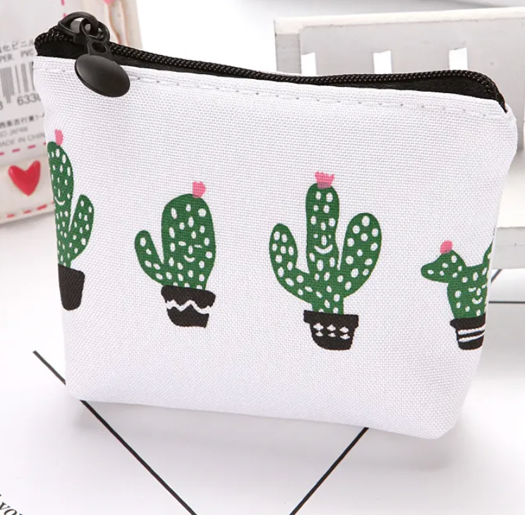 Child's coin purse - Cactus