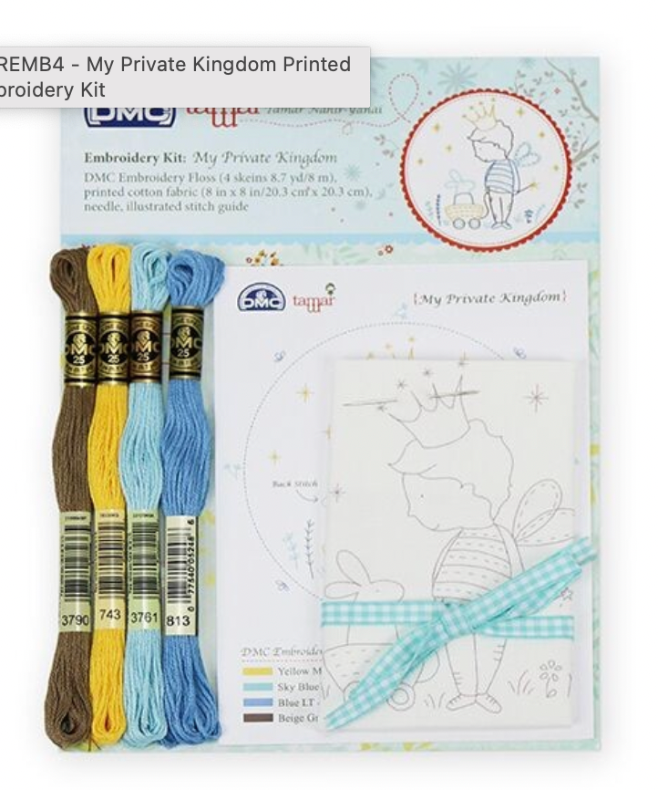 My Private Kingdom Printed Embroidery Kit