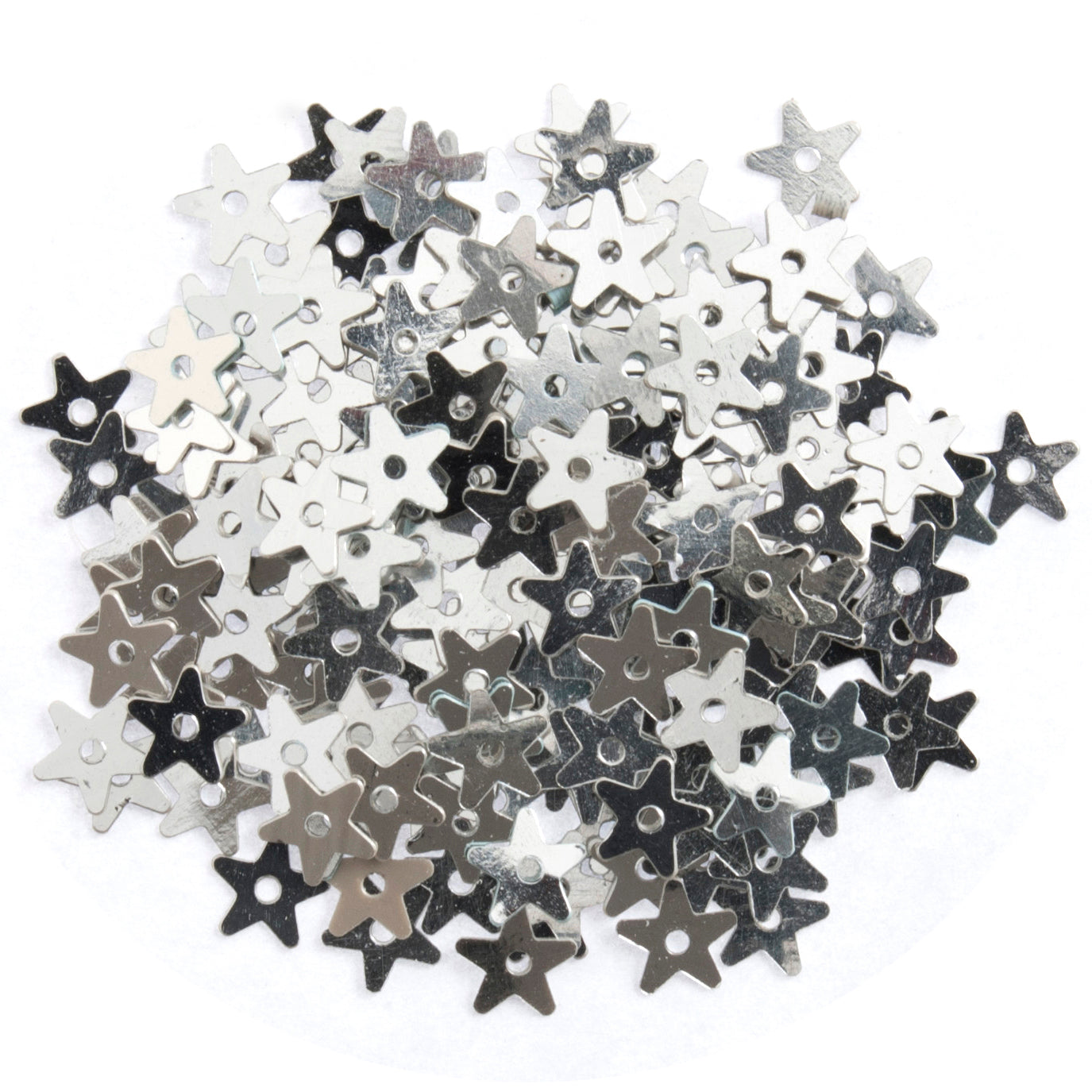 Silver Star Sequins