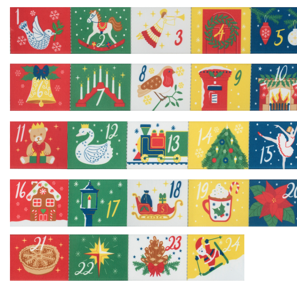 Make Your Own Advent Calendar - Red