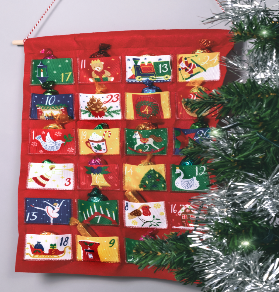Make Your Own Advent Calendar - Red