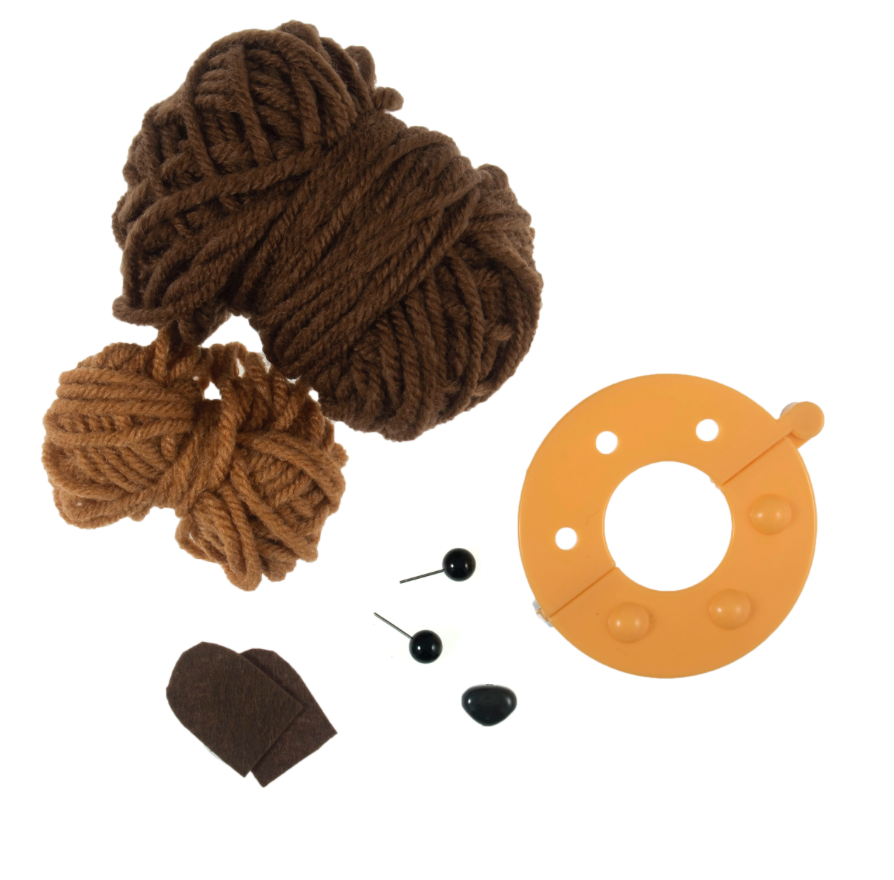 Pom Pom Tree Decorations - Bear
