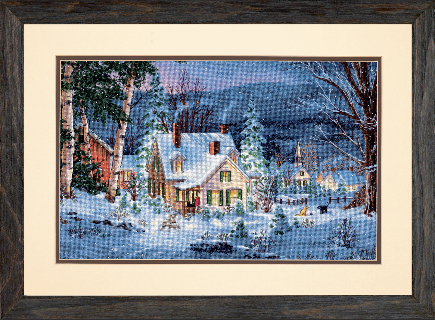 Winter Hush Cross Stitch kit - Dimensions