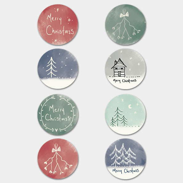 Christmas stickers self adhesive - East of India