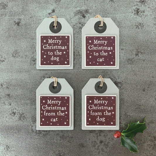 Cat & Dog Gift Labels - East of India