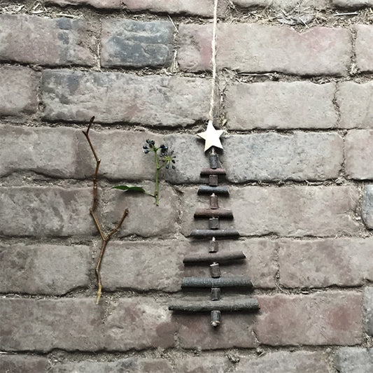 Twig Hanging Christmas Tree - East Of India