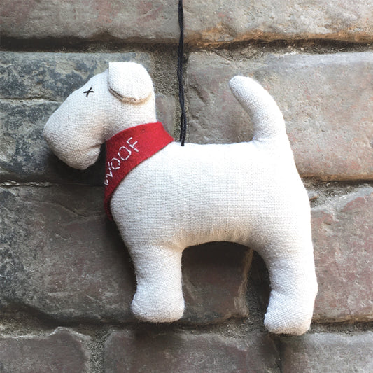 Bertie dog hanging decoration