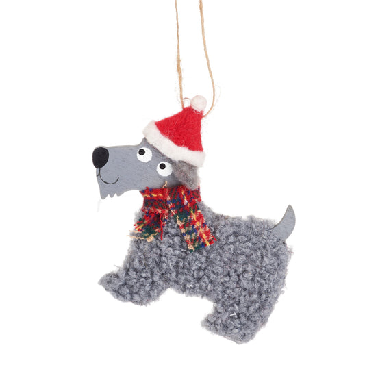 Scottie dog hanging decoration