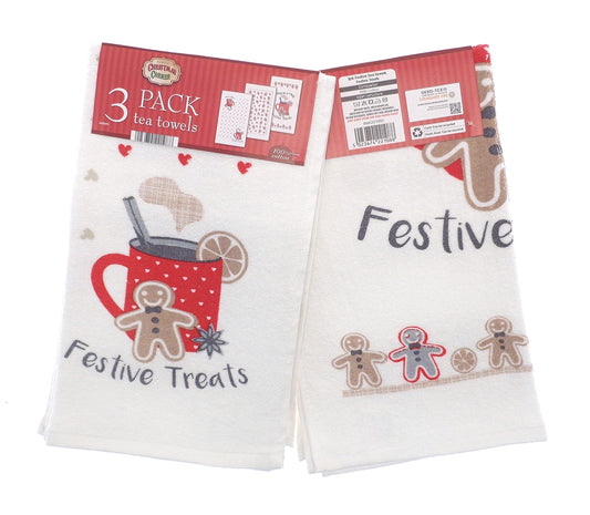 Festive Treats Tea Towels