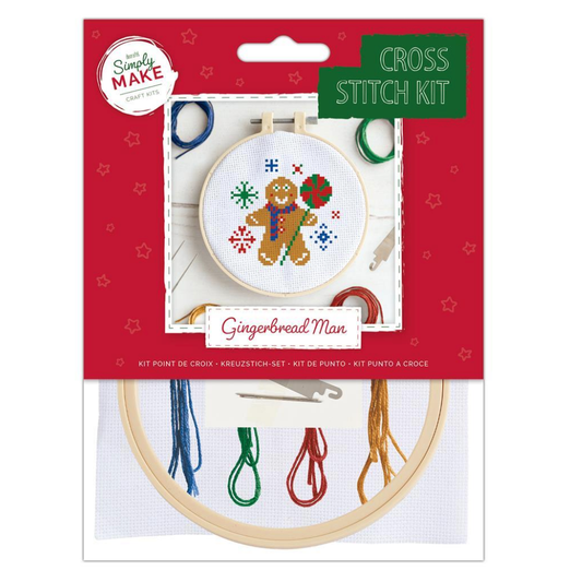 Gingerbread Man Cross Stitch