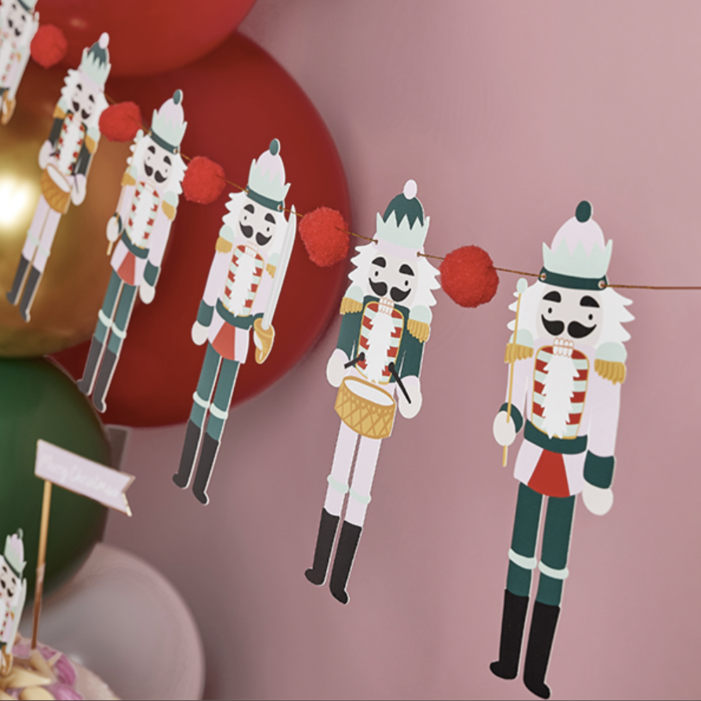 Nutcracker Pom Pom Garland