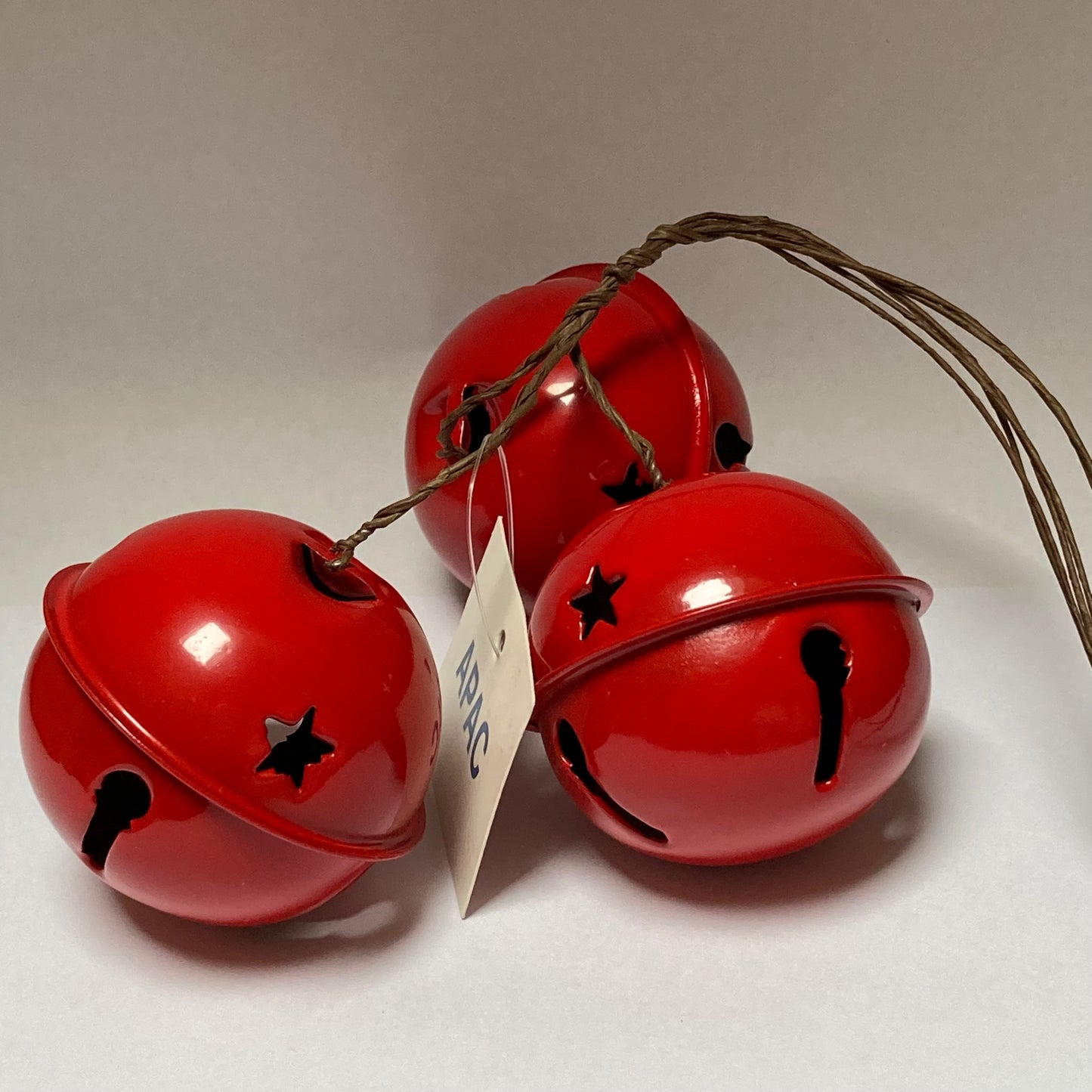 Red Jingle Bell 5cm - pack of three