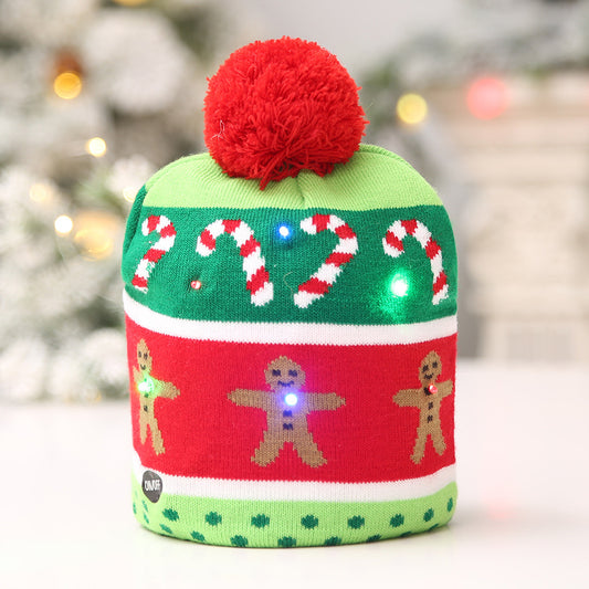 Christmas Bobble Hat - Light Up