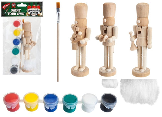 Paint Your Own Nutcracker Soldier