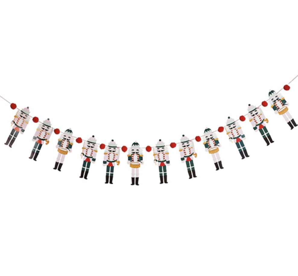 Nutcracker Pom Pom Garland