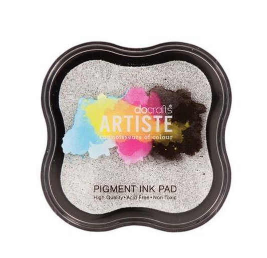 DoCrafts Artiste Pigment Ink Pad - Silver