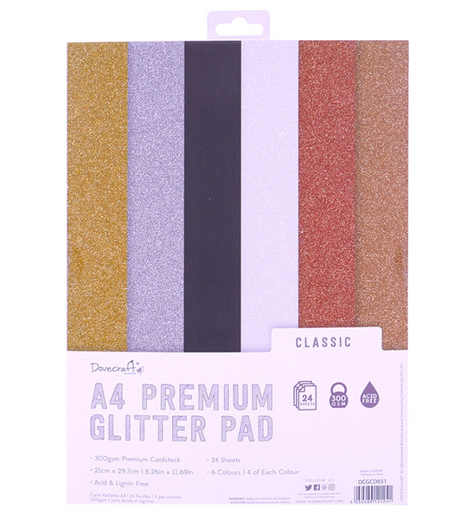 A4 Premium Glitter Pad