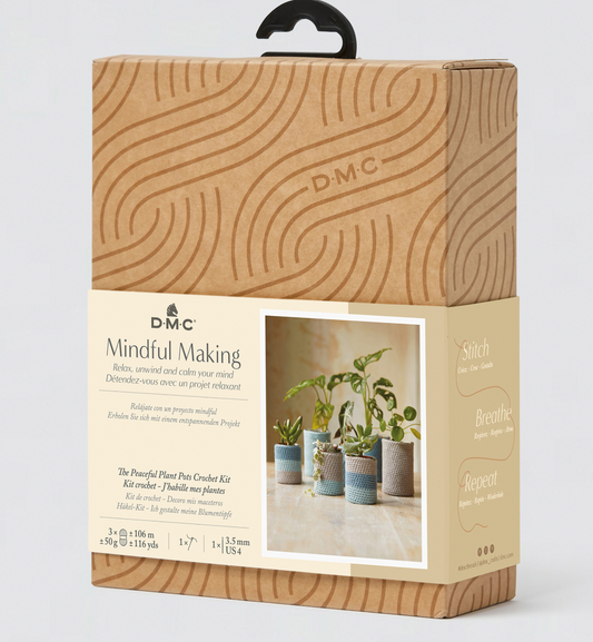 DMC Mindful Making The Peaceful Plant Pot Crochet Kit