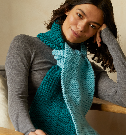 DMC Mindful Making The Serene Scarf Knitting Kit