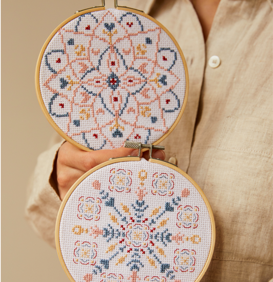 DMC Mindful Making The Medative Mandala Duo Cross Stitch Kit