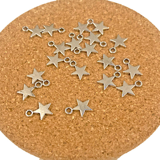 Silver Star Charm