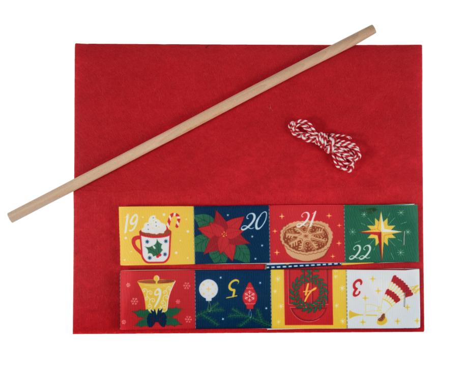 Make Your Own Advent Calendar - Red