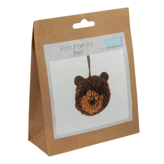 Pom Pom Tree Decorations - Bear