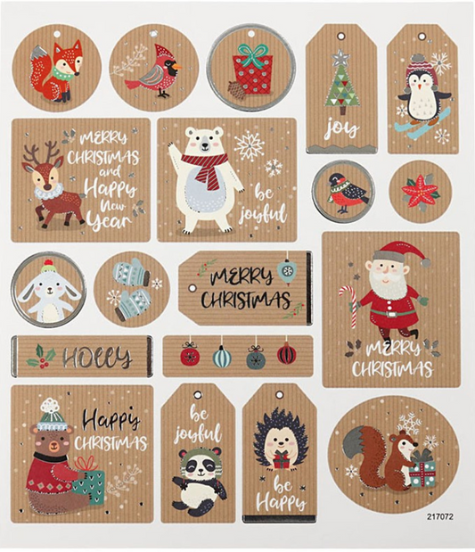 Christmas stickers self adhesive