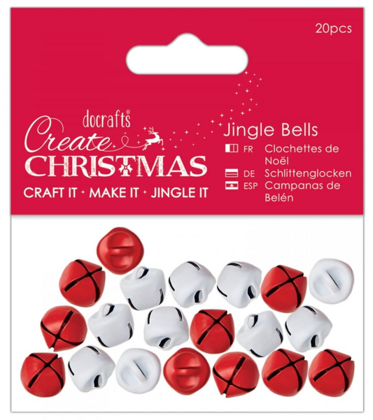 Jingle Bells Red and white 10mm