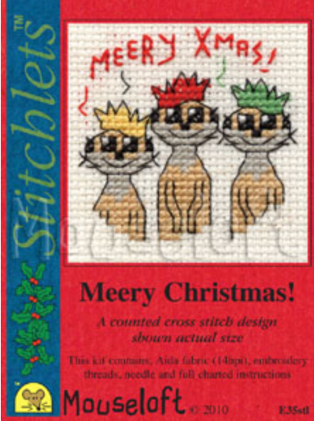 Mouseloft Meery Christmas! Card with Envelope