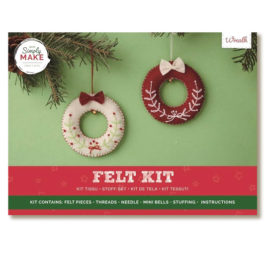 Christmas Wreath Felt Kit