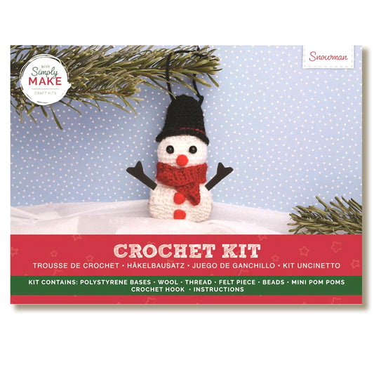 Snowman Christmas Crochet Kit